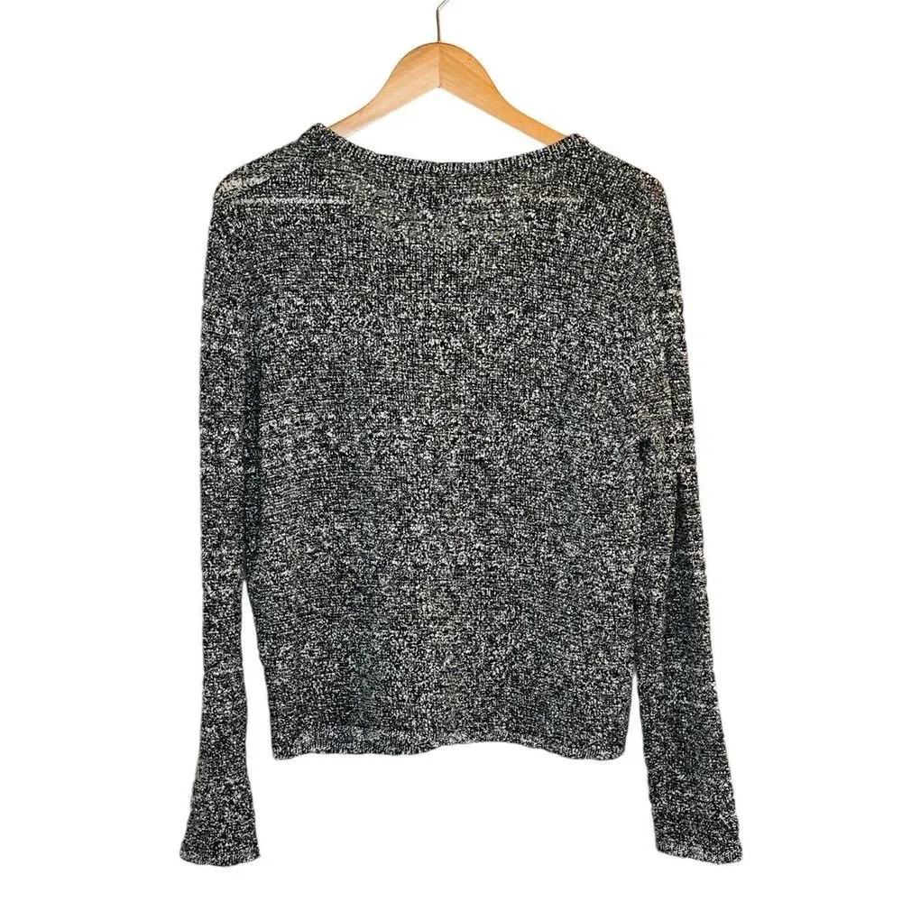 Rag & Bone Chunky Boucle‎ Knit Sweater Womens Size L Gray Neutral Minimalist